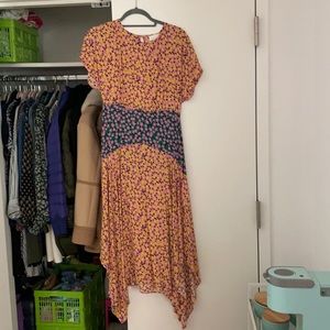 Top shop multi colored maxi dress